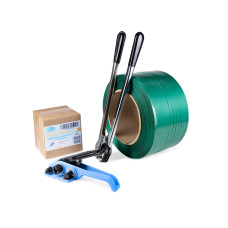 Standard 1/2" x 3440' Polyester (PET) Strapping Kit, 780 lbs. Break Strength